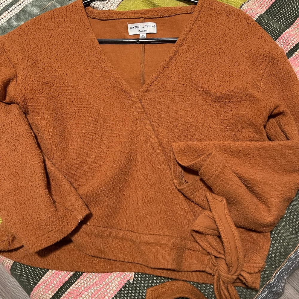Texture and Thread wrap top